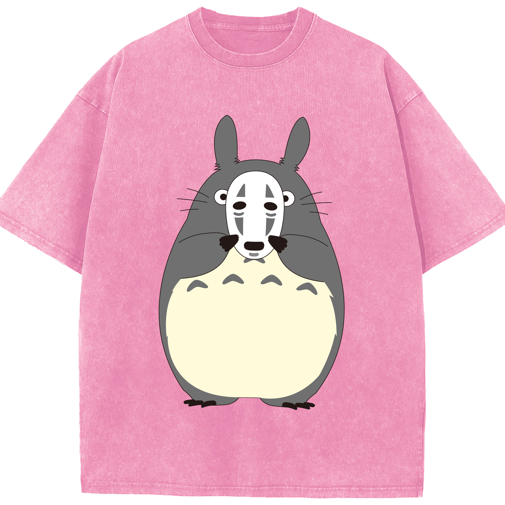 （画像用） となりのトトロ 草壁メイ 草壁サツキ My Neighbor Totoro Satsuki Kusakabe Mei Kusakabe 綿100% ヴィンテージ風 半袖Tシャツ（フロントプリント）